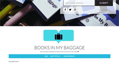 Desktop Screenshot of booksinmybaggage.com